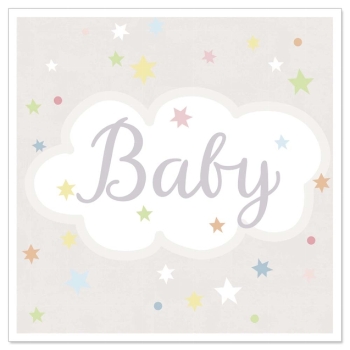Minikarte "Baby-Sterne"