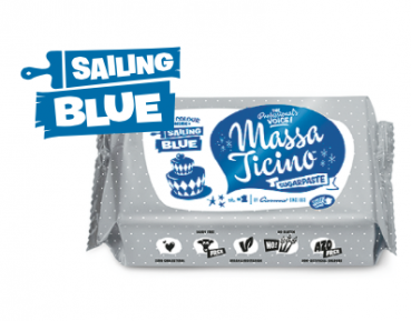 Massa Ticino Rollfondant Blau 250g