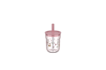 Preview: Children's Drinking Glass with Straw "Fairy Garden" Preview: Children's Drinking Glass with Straw "Fairy Garden"