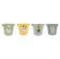 Preview: Little Dutch Stapelbecher 4er-Set „Little Farm“ – Badespielzeug mit Wasserauslauf ab 12 Monate