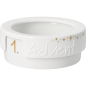 Preview: Räder Design Kleines Adventslicht „Advent“ – Porzellan-Teelichthalter mit Gold-Brillantdruck