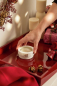 Preview: Räder Design Kleines Adventslicht „Advent“ – Porzellan-Teelichthalter mit Gold-Brillantdruck