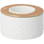 Preview: Räder Design Teelichthalter „Silent Night“ – Porzellan-Teelichthalter mit Gold-Brillantdruck