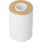 Preview: Räder Design Candle Holder "Winterwunder" – Porcelain Taper Candle Holder with Gold Print
