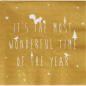 Preview: Räder Design Lunch Napkins "It's the most wonderful time of the year" 33x33 cm – 20 Paper Napkins