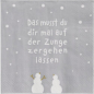 Preview: Räder Design Cocktailservietten „Auf der Zunge zergehen lassen“ 25x25 cm