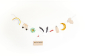 Preview: Baby-Girlande „Willkommen“ - 1 m