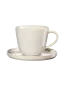 Preview: ASA Selection Coffee Cup with Saucer Coppa– Color: Tofu (Light Beige)