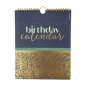 Preview: Geburtstagskalender "Schlange blau gold"
