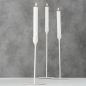 Preview: Candle holder "Malte" white in 3 sizes