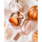 Preview: Duftwachs „Spiced Orange“ Wax Melts 100 g aus Sojawachs in roségoldener Blechdose – Würziger Herbst- & Winterduft mit Saftorange, Zimt, Nelke, Muskatnuss & Vanille