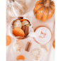 Preview: Duftwachs „Spiced Orange“ Wax Melts 100 g aus Sojawachs in roségoldener Blechdose – Würziger Herbst- & Winterduft mit Saftorange, Zimt, Nelke, Muskatnuss & Vanille