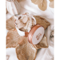 Preview: Duftwachs „Sweater Weather“ Wax Melts 100 g aus Sojawachs in roségoldener Blechdose – Frischer Herbst- & Waldduft mit weißer Zeder, Kaschmir, Bergamotte & Kiefer