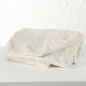 Preview: Boltze Decke „Storan“ 200x150 cm – Flauschige Kuscheldecke in Cremeweiß