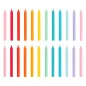 Preview: Geburtstagskerzen "Regenbogen"