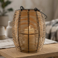 Preview: Weatherproof Arvid Lantern – Handcrafted Garden Hurricane Lamp Iron & Plastic 18 cm
