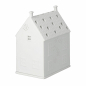 Preview: räder "Cottage Landhäuschen" Light House – Small Porcelain Tealight Holder with Perforations