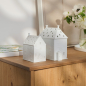 Preview: räder "Cottage Landhäuschen" Light House – Small Porcelain Tealight Holder with Perforations