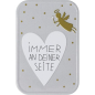 Preview: Magnet „Immer an deiner Seite“ | Dekorativer Kühlschrankmagnet mit Schutzengel-Motiv 8,9 × 5,9 cm