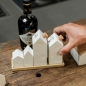 Preview: Cruet "little house" of wheels (oil, vinegar, salt and pepper)