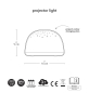 Preview: Light projector "Forest animals"