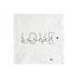 Preview: Napkins small "Sweet Love" by Bastion Collection