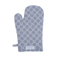 Preview: Krasilnikoff Ofenhandschuh "Diagonal hearts grey"
