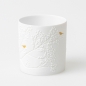 Preview: Porcelain Light "Goldbird" by Räder