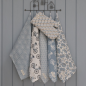 Preview: "Bikes Blue" Tea Towel – Cotton Kitchen Towel with Bicycle Motif in Light Blue 50x70 cm
