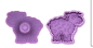 Preview: Embossed Cookie Cutter with Ejector Sheep