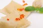 Preview: Ravioli-Blitz „Alfredo's Pasta“ (Ø 6 x 19,5 cm) – Teigtaschenschneider aus Edelstahl zum Schneiden & Verschließen von Ravioli, Maultaschen & Pelmeni