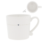 Preview: Mug mit Henkel, Tasse "Heart Line" von Bastion Collections
