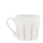 Preview: Mug mit Henkel, Tasse "Big Stripes Natural" von Bastion Collections