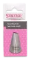 Preview: Städter Rosentülle gerade groß (15 mm) Fine Line – Professionelle Spritztülle aus satiniertem Edelstahl