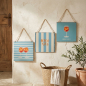 Preview: Wall Sign Dolce Vita & Summer Spritz – Decorative Iron & Jute Signs, 20x20 cm