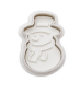 Preview: Cookie cutter "Snowman" with ejector
