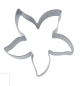 Preview: Cookie Cutter "Jasmine Blossom" Set of 3