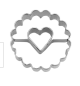 Preview: Linzer Cookie Cutter "Heart"