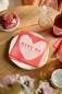 Preview: Lunchserviette 33 × 33 cm „Kiss me we can eat later“ | Romantische Papierservietten für Dinner & besondere Momente