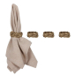 Preview: Braided Seagrass Napkin Ring – Rustic 100% Natural Table Accessory H 3 cm