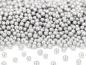 Preview: Cake-Masters Silberperlen klein (80 g / Ø 3 mm) – Essbare Zuckerperlen in Silber zum Dekorieren von Torten, Kuchen, Cupcakes & Desserts