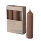 Preview: Thick stick candles in the set "Taupe"