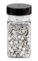 Preview: Essbarer Streudekor Sterne Silber (40 g) – Glitzernde Silbersterne Zuckerstreusel mit Glimmer-Effekt