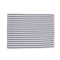 Preview: Gestreiftes Rips-Tischset Blau/Weiß – Klassisches Platzset aus 100% Baumwolle 35x45 cm