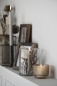 Preview: Stick candle linen grey