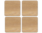 Preview: Untersetzer "Eiche" im 4er Set