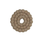 Preview: Wool Trivet & Potholder Beige – Handcrafted Design made of 100% Wool Ø 19 cm