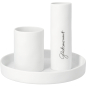 Preview: "Glücksmoment" Vase – Elegant Porcelain Ensemble in White H: 16.4 cm