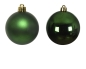 Preview: Christbaumkugel, Weihnachtskugel Set grün
