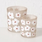 Preview: Lantern "Canea" white flowers